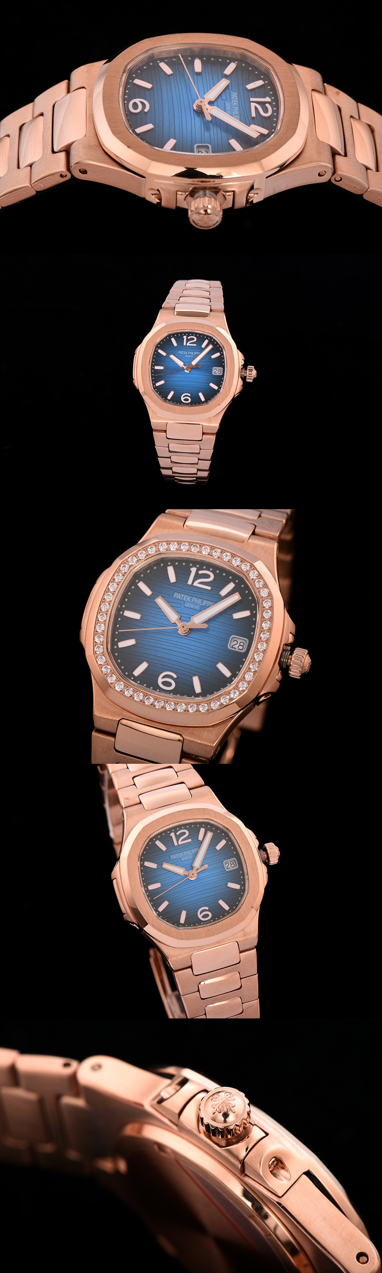 파텍필립 여성용 노틸러스-34 쿼츠 34mm 70111